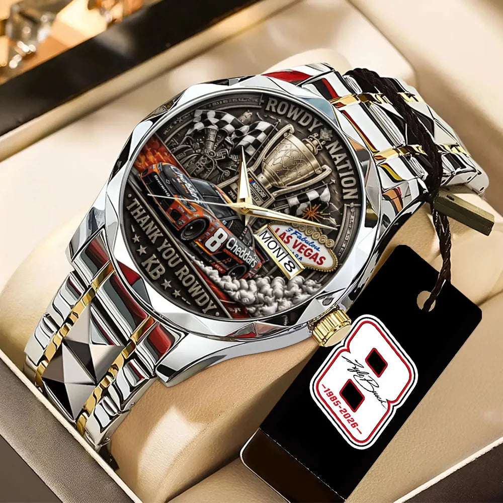 Kyle Busch Alloy Luxury Quartz Watch – TANTN23204
