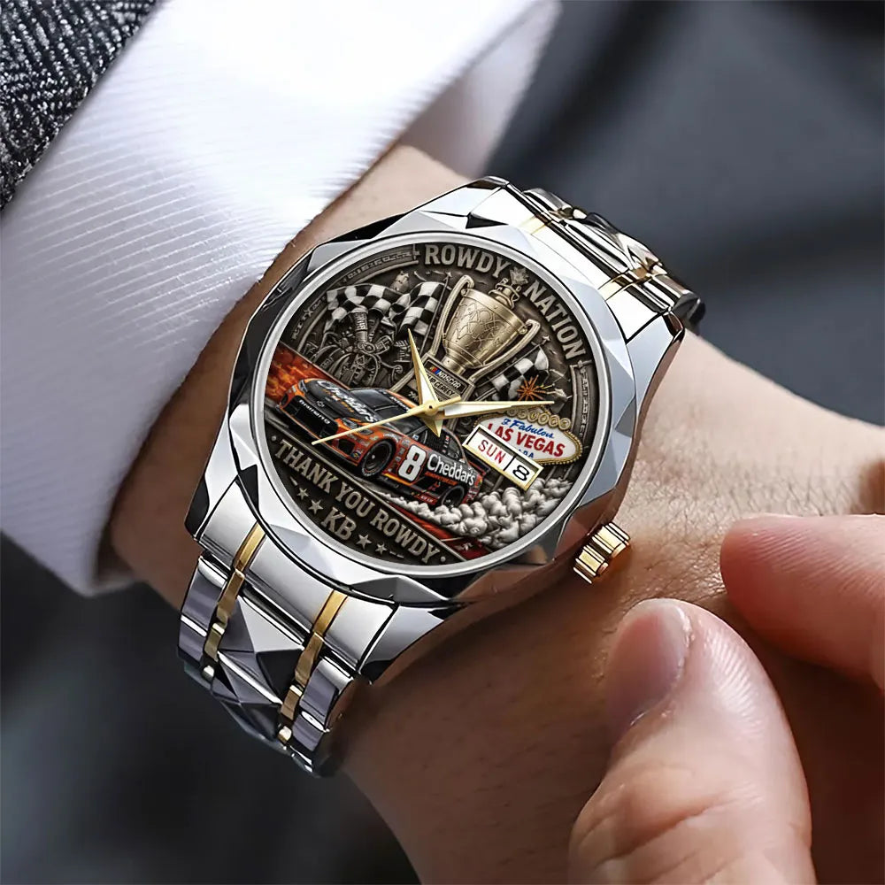 Kyle Busch Alloy Luxury Quartz Watch – TANTN23204