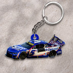 Kyle Larson 2025 NASCAR Cup Series Champion Custom Shape 2-sided Keychain – HOATT14460