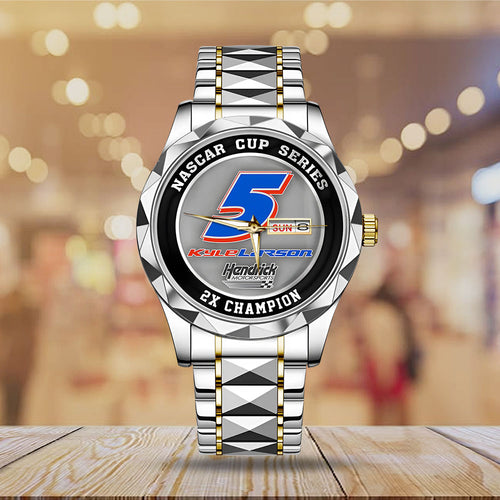 Kyle Larson 2025 NASCAR Cup Series Champion Alloy Luxury Quartz Watch – MAITM13719