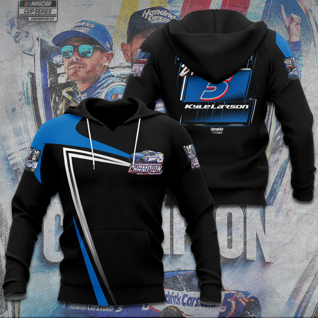 Kyle Larson 2025 NASCAR Cup Series Champion 3D Apparel – TANTN18534
