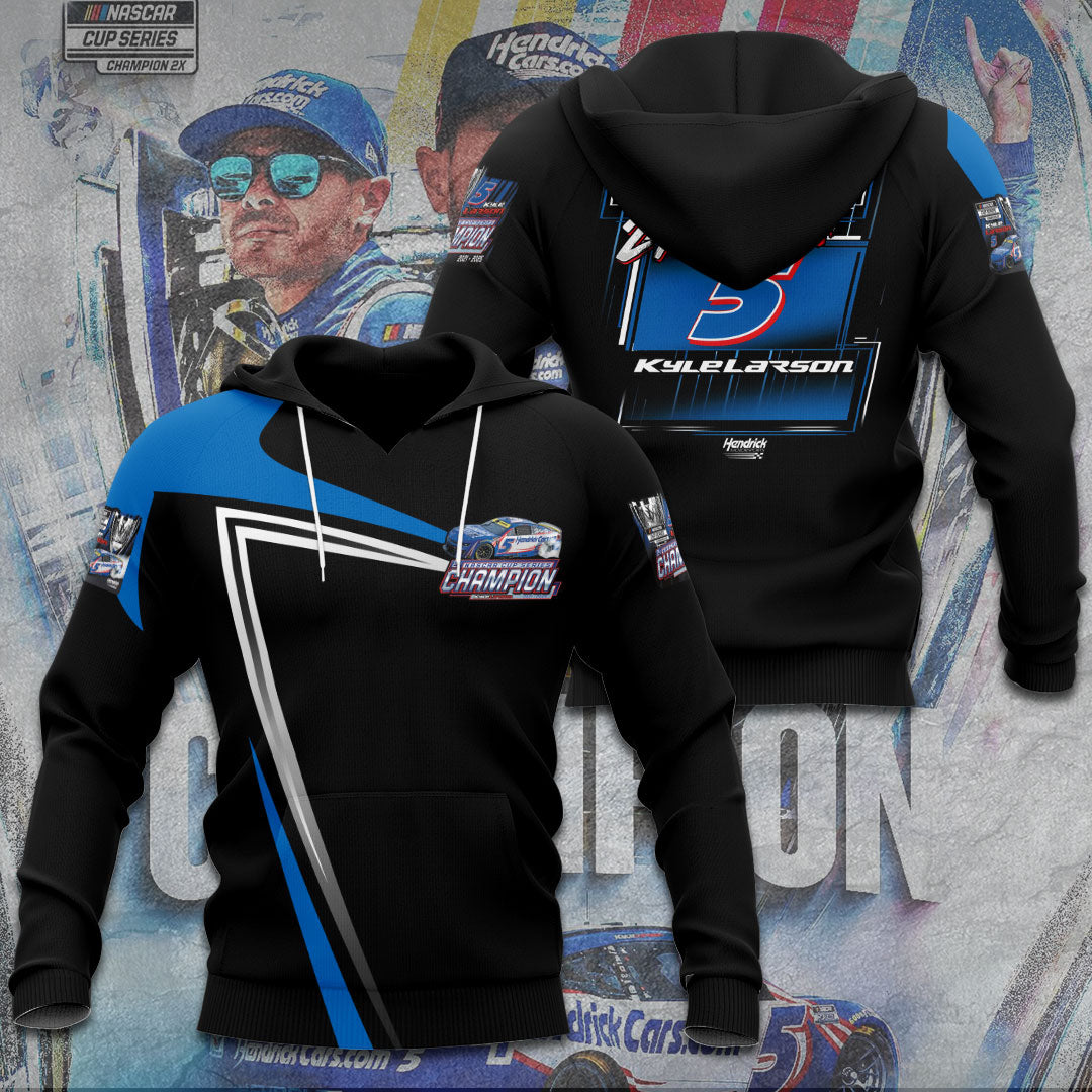 Kyle Larson 2025 NASCAR Cup Series Champion 3D Apparel – TANTN18534