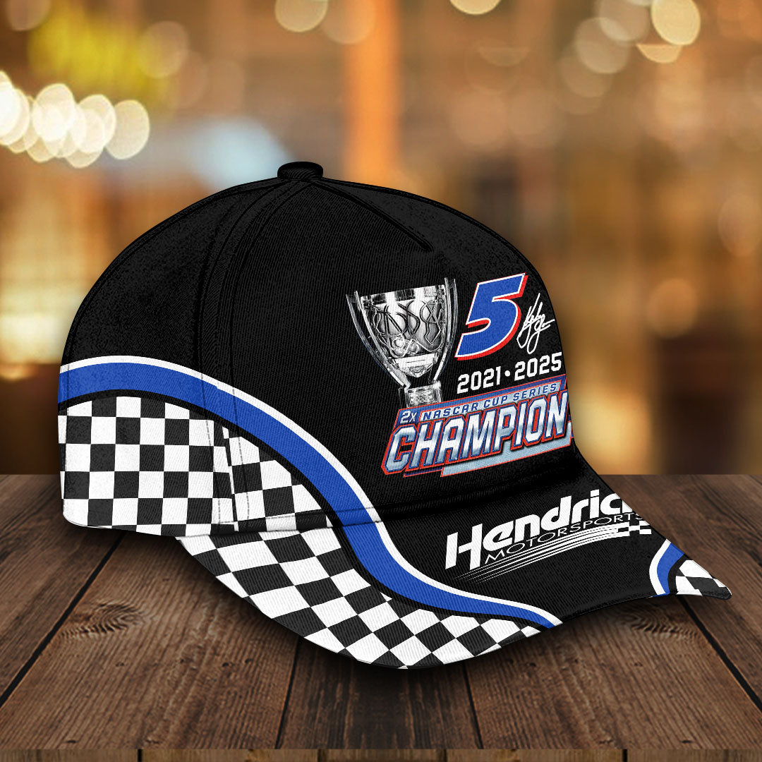 Kyle Larson 2025 NASCAR Cup Series Champion Classic Cap – HOATT14402