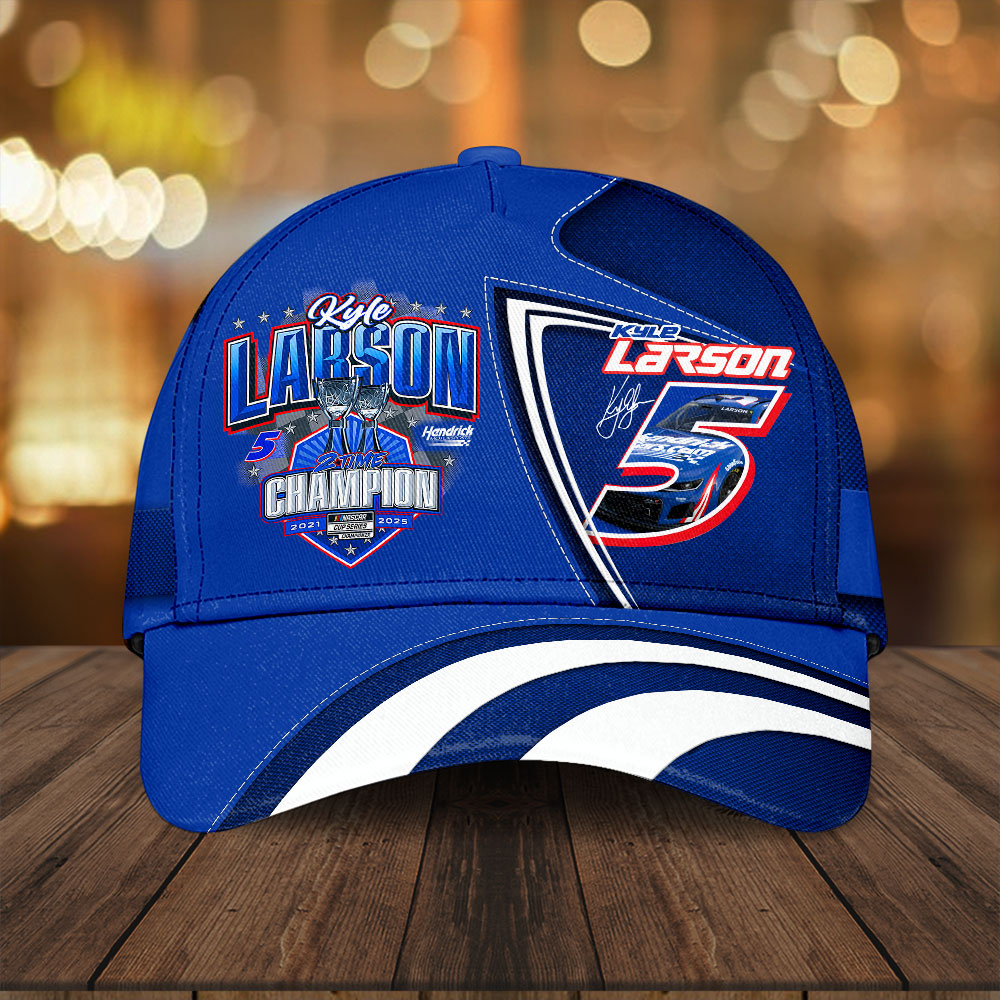 Kyle Larson 2025 NASCAR Cup Series Champion Classic Cap – HOATT14443