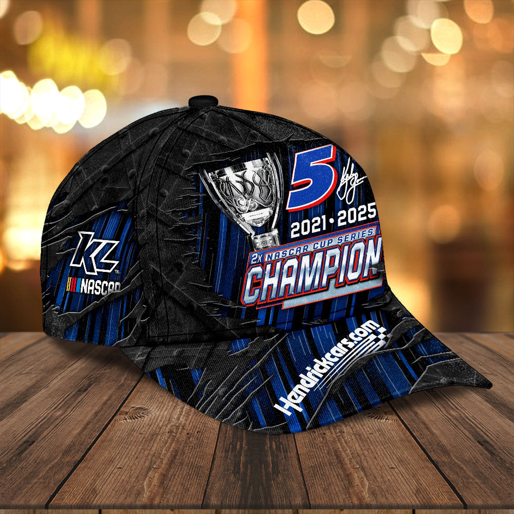Kyle Larson 2025 NASCAR Cup Series Champion Classic Cap – HOATT14473