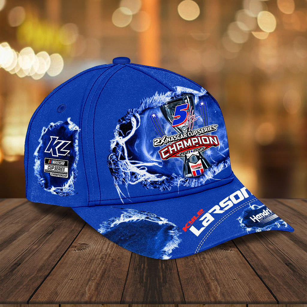 Kyle Larson 2025 NASCAR Cup Series Champion Classic Cap – HOATT14604