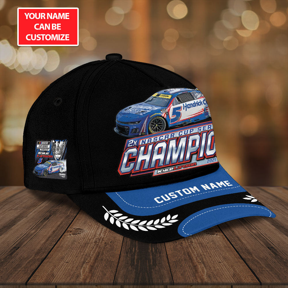 Personalized Kyle Larson 2025 NASCAR Cup Series Champion Classic Cap – TANTN18420