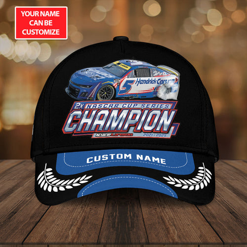 Personalized Kyle Larson 2025 NASCAR Cup Series Champion Classic Cap – TANTN18420
