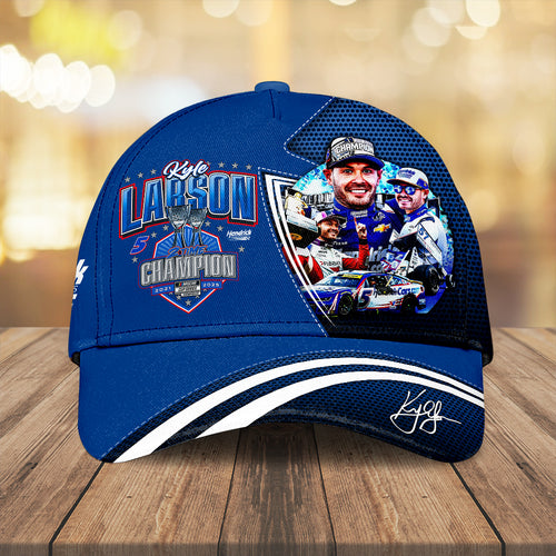 Kyle Larson 2025 NASCAR Cup Series Champion Classic Cap – MAITM13737