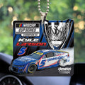 Kyle Larson 2025 NASCAR Cup Series Champion Custom shape 2-sided Acrylic Car Ornament – TANTN18302