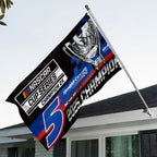 Kyle Larson 2025 NASCAR Cup Series Champion 3D Double-side House Flag – TANTN18392