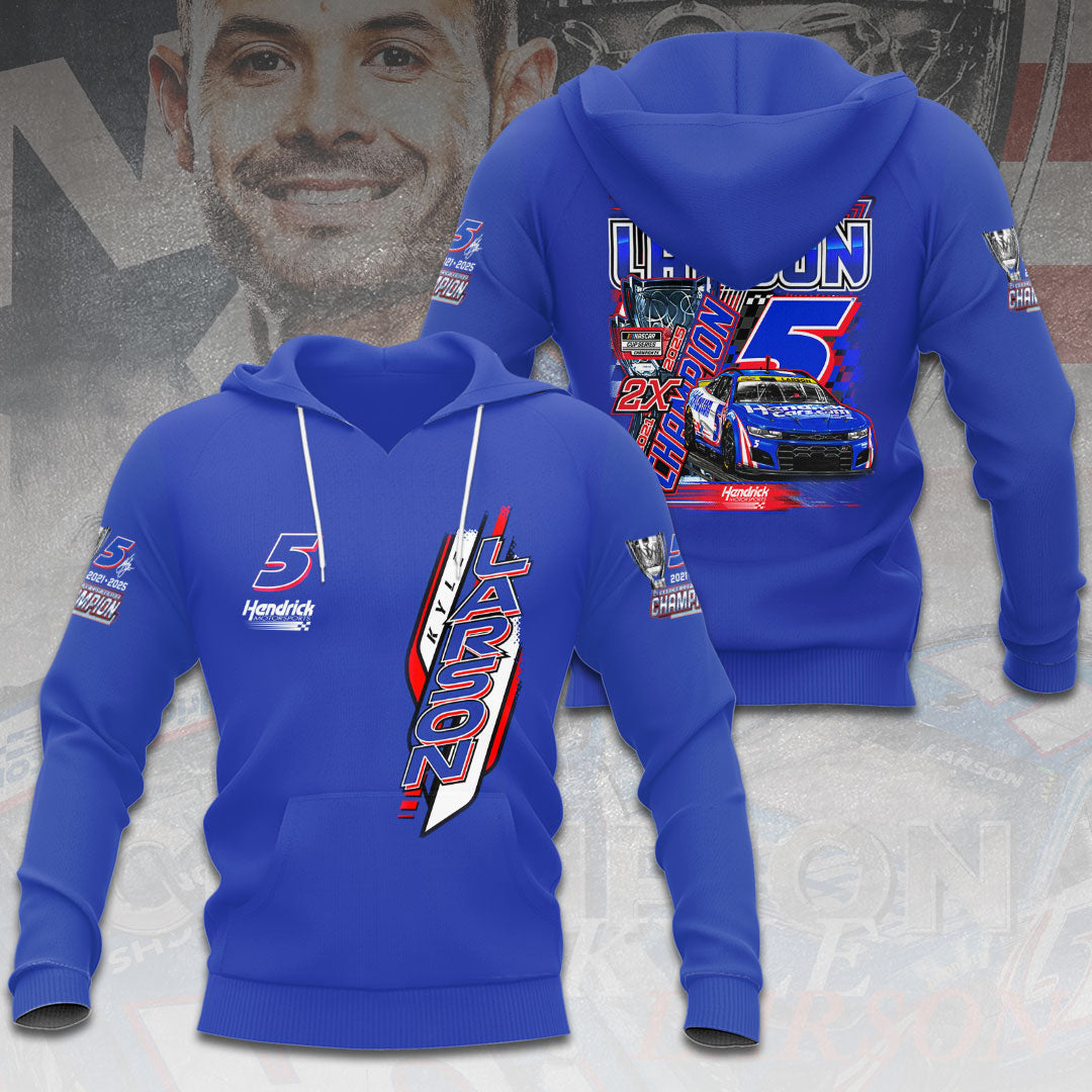 Kyle Larson 2025 NASCAR Cup Series Champion 3D Apparel – HOATT14349