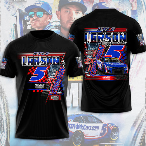 Kyle Larson 2025 NASCAR Cup Series Champion 3D Apparel – TANTN18094