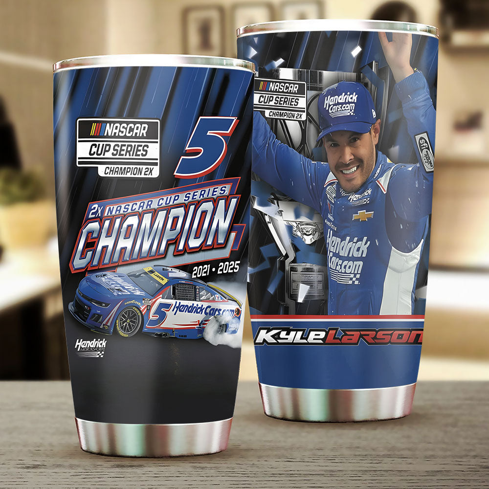 Kyle Larson 2025 NASCAR Cup Series Champion Tumbler Cup – TANTN18290