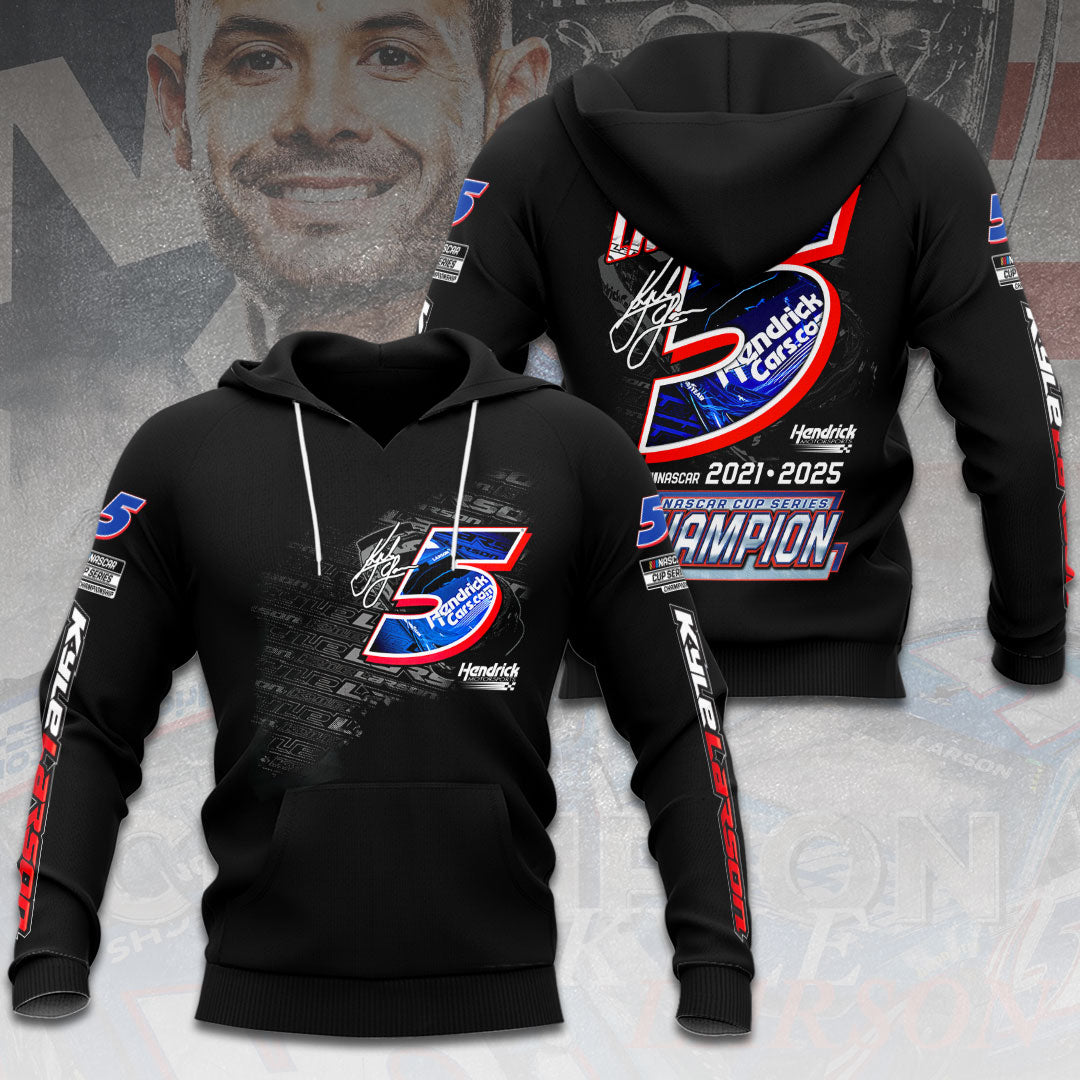 Kyle Larson 2025 NASCAR Cup Series Champion 3D Apparel – HOATT14393