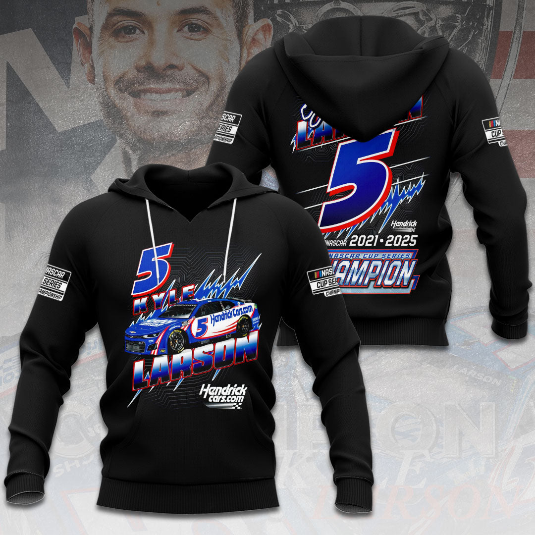 Kyle Larson 2025 NASCAR Cup Series Champion 3D Apparel – HOATT14448