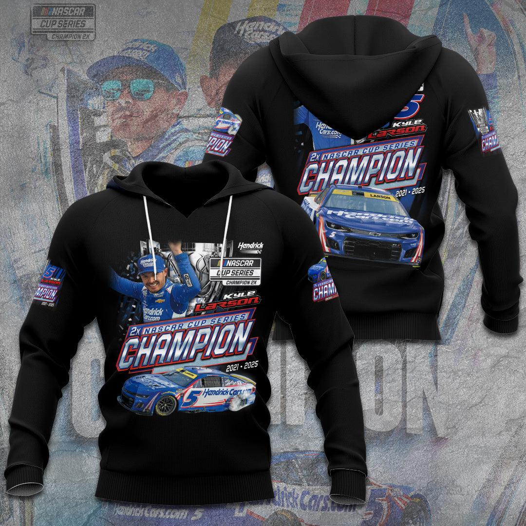 Kyle Larson 2025 NASCAR Cup Series Champion 3D Apparel – TANTN18112