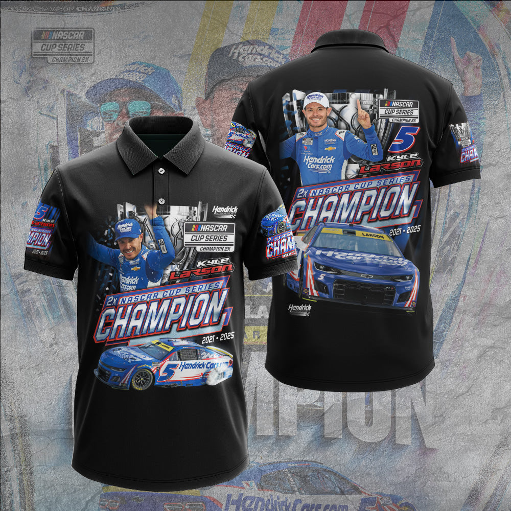 Kyle Larson 2025 NASCAR Cup Series Champion 3D Apparel – TANTN18112