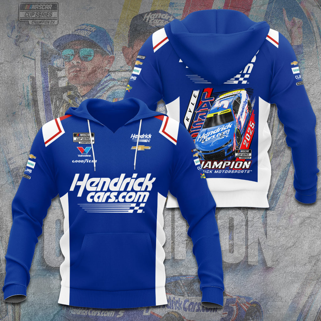 Kyle Larson 2025 NASCAR Cup Series Champion 3D Apparel – TANTN18362