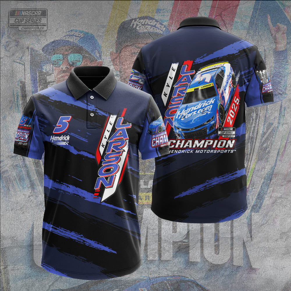 Kyle Larson 2025 NASCAR Cup Series Champion 3D Apparel – TANTN18388