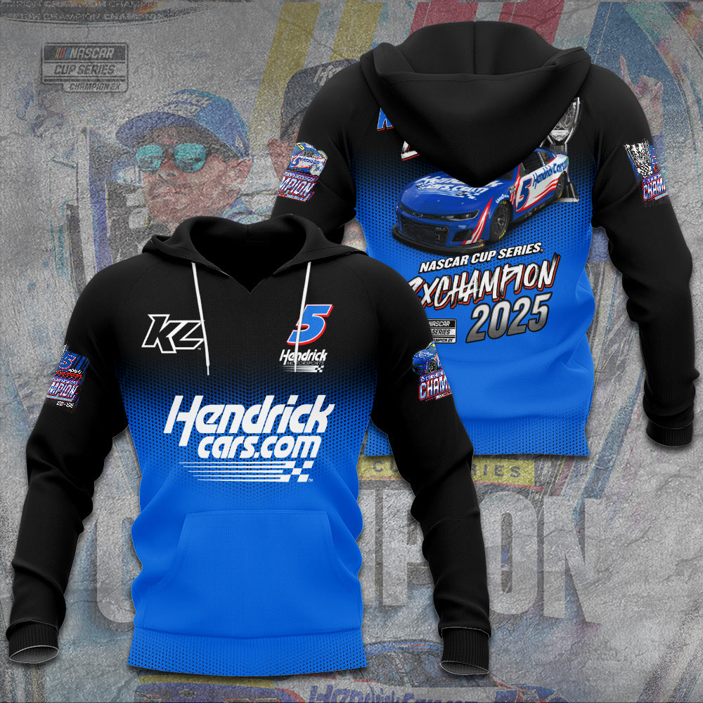 Kyle Larson 2025 NASCAR Cup Series Champion 3D Apparel – TANTN18433