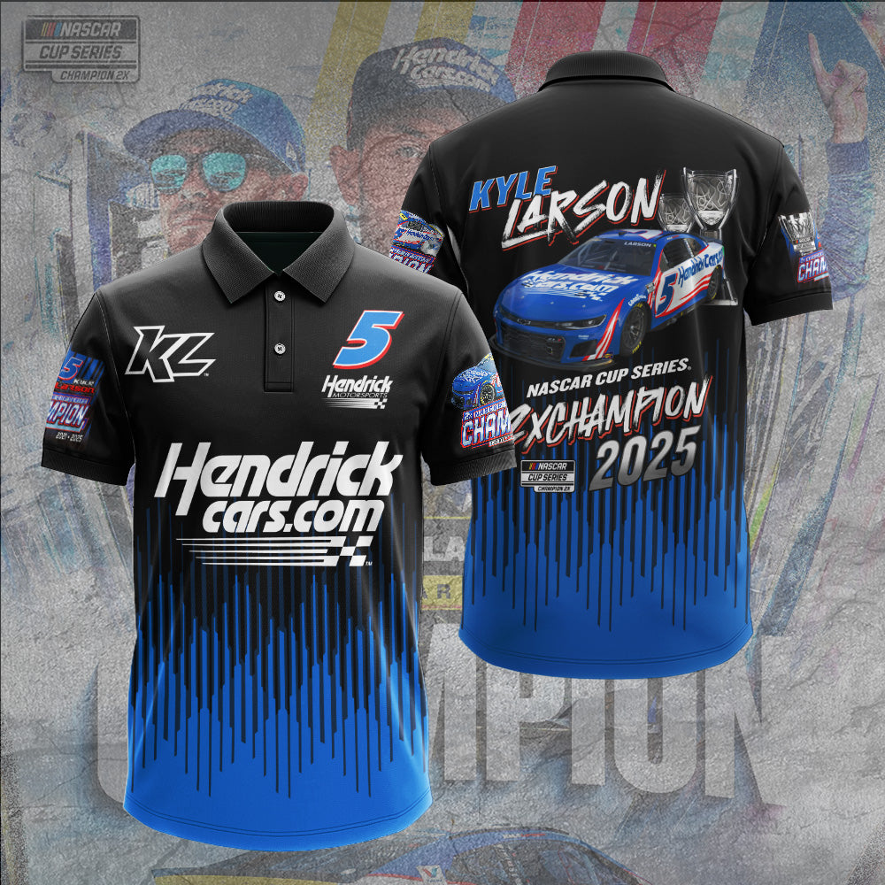 Kyle Larson 2025 NASCAR Cup Series Champion 3D Apparel – TANTN18529