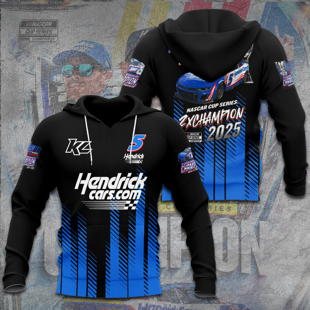 Kyle Larson 2025 NASCAR Cup Series Champion 3D Apparel – TANTN18530