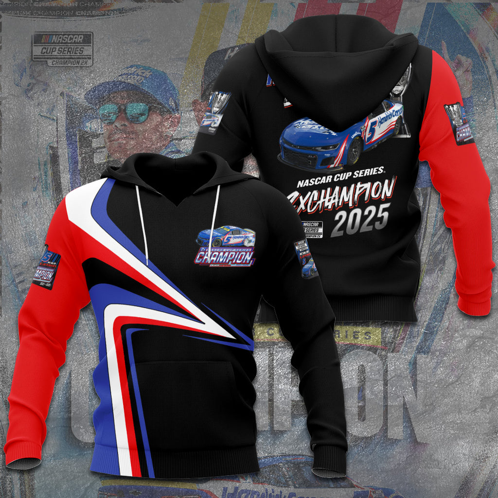 Kyle Larson 2025 NASCAR Cup Series Champion 3D Apparel – TANTN18536