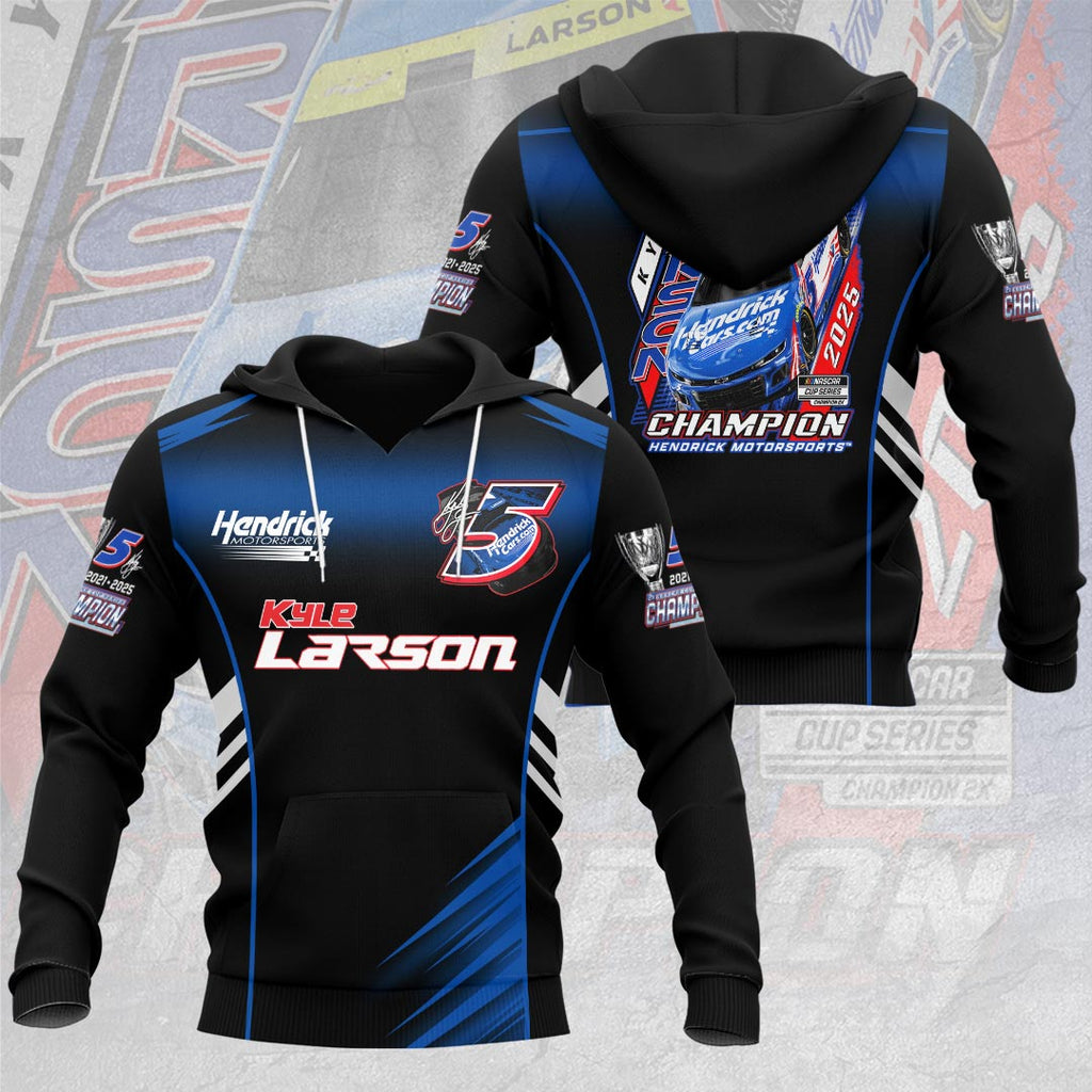 Kyle Larson 2025 NASCAR Cup Series Champion 3D Apparel – HOATT14486