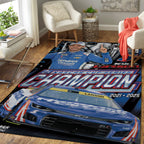 Kyle Larson 2025 NASCAR Cup Series Champion Rectangular Rug – TANTN18118