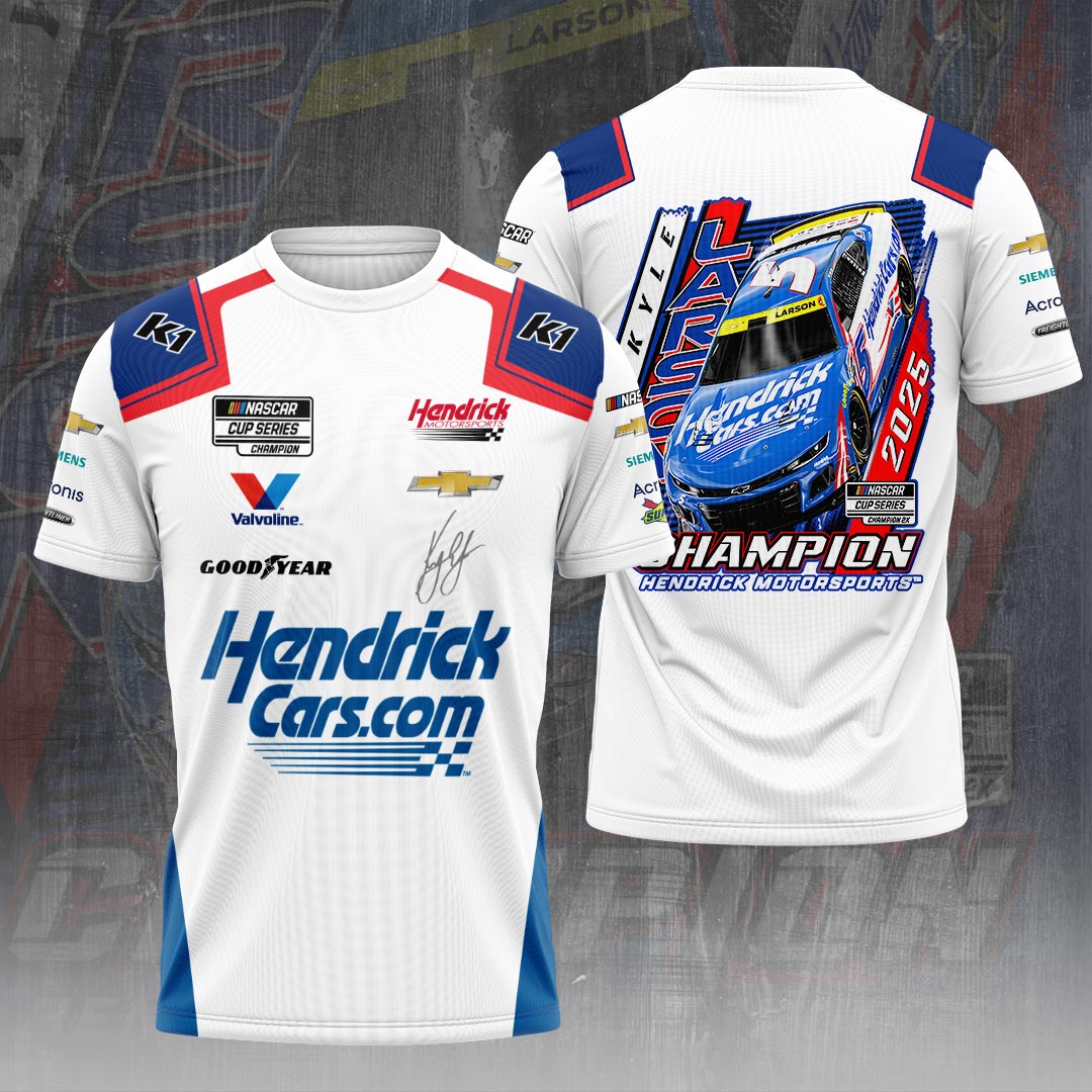 Kyle Larson 2025 NASCAR Cup Series Champion 3D Apparel – HOATT14450