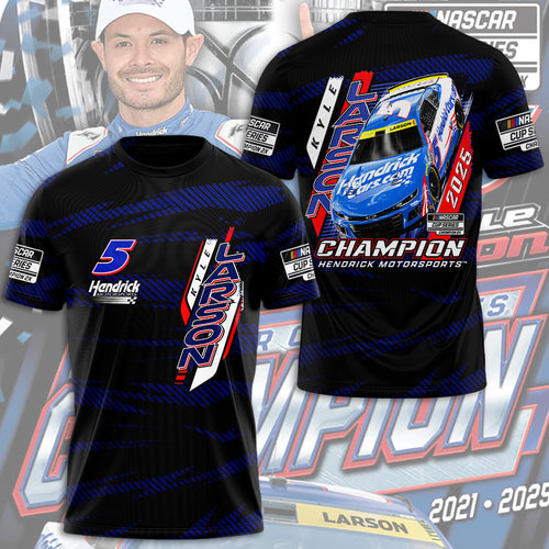 Kyle Larson Nascar Cup Series Champion 3D Apparel – TMTHU2027