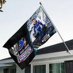 Kyle Larson Nascar Cup Series Champion 3D Double-side House Flag – TMTHU1974
