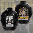 Las Vegas Aces 2025 WNBA Champions 3D Apparel – TMTHU1416