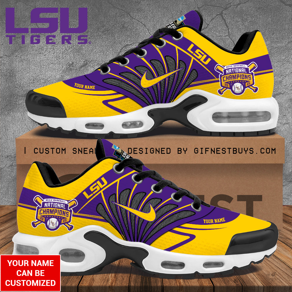 Personalized LSU Tigers Baseball Air Max Shoes – TANTN 14032