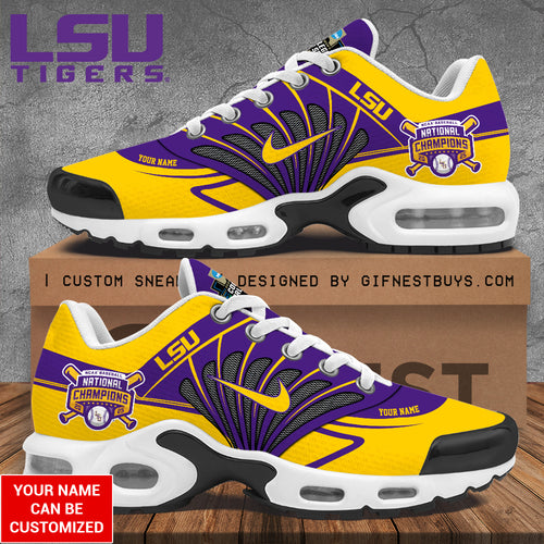 Personalized LSU Tigers Baseball Air Max Shoes – TANTN 14032