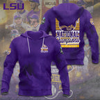 LSU Tigers Baseball 2025 National Champions 3D Apparel – TANTN 13882