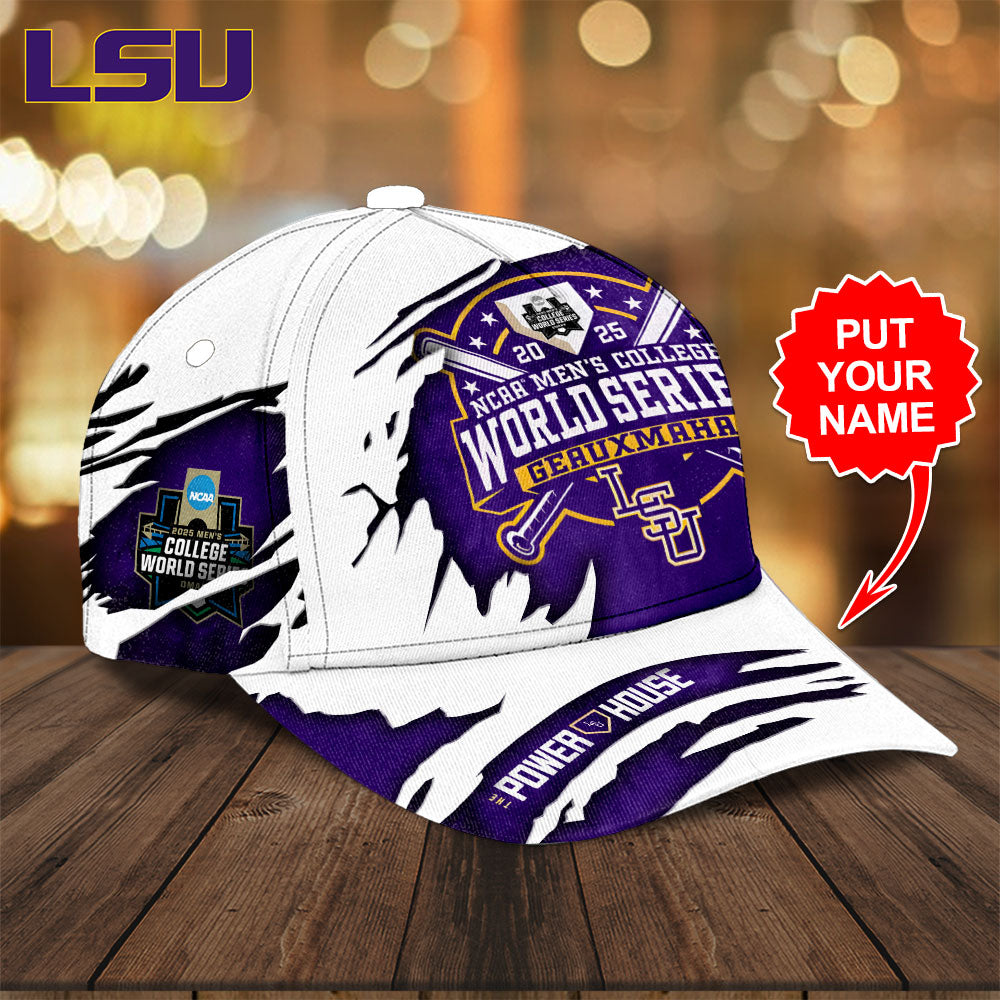 Personalized LSU Tigers Baseball 2025 National Champions Classic Cap – TANTN 14018