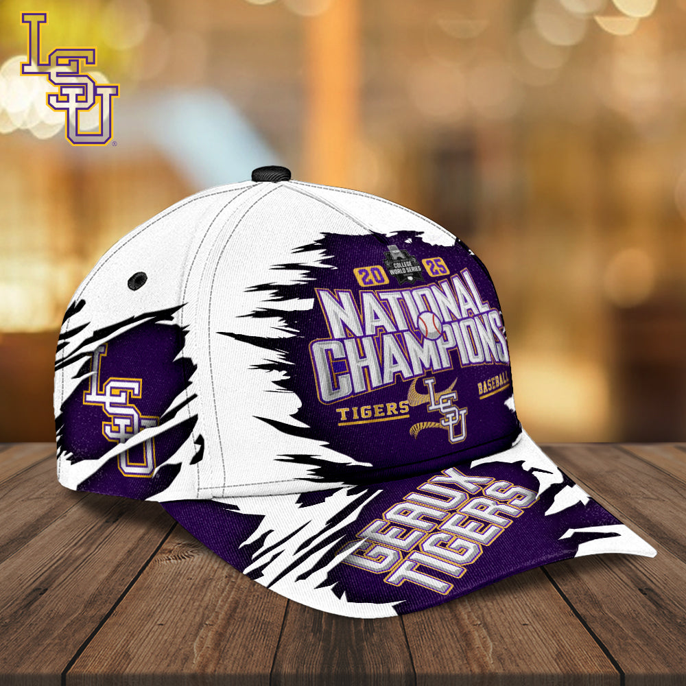 LSU Tigers Baseball 2025 National Champions Classic Cap – MAITM 11809