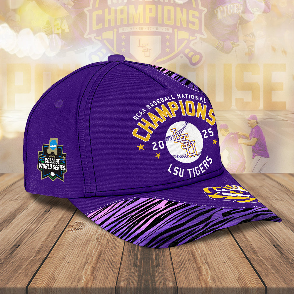 LSU Tigers Baseball 2025 National Champions Classic Cap – MAITM 11884