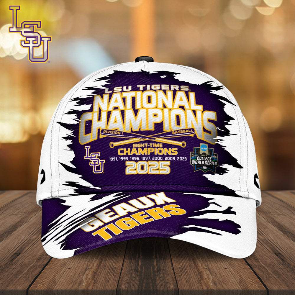 LSU Tigers Baseball 2025 National Champions Classic Cap – MAITM 11921