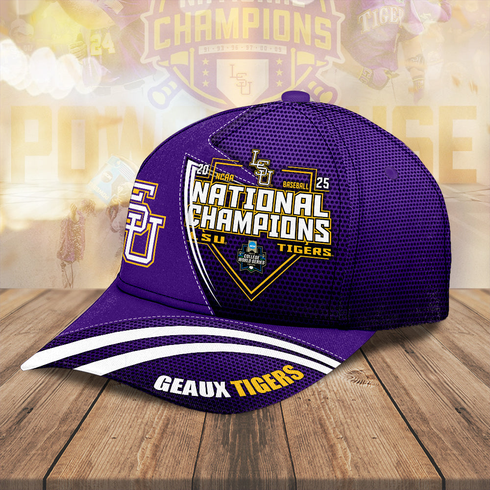 LSU Tigers Baseball 2025 National Champions Classic Cap – MAITM 11925