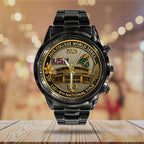 LSU Tigers Baseball 2025 National Champions Black Stainless Steel Watch – HOATT 11751
