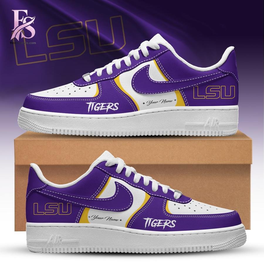 LSU Tigers CUSTOM Air Force Shoes