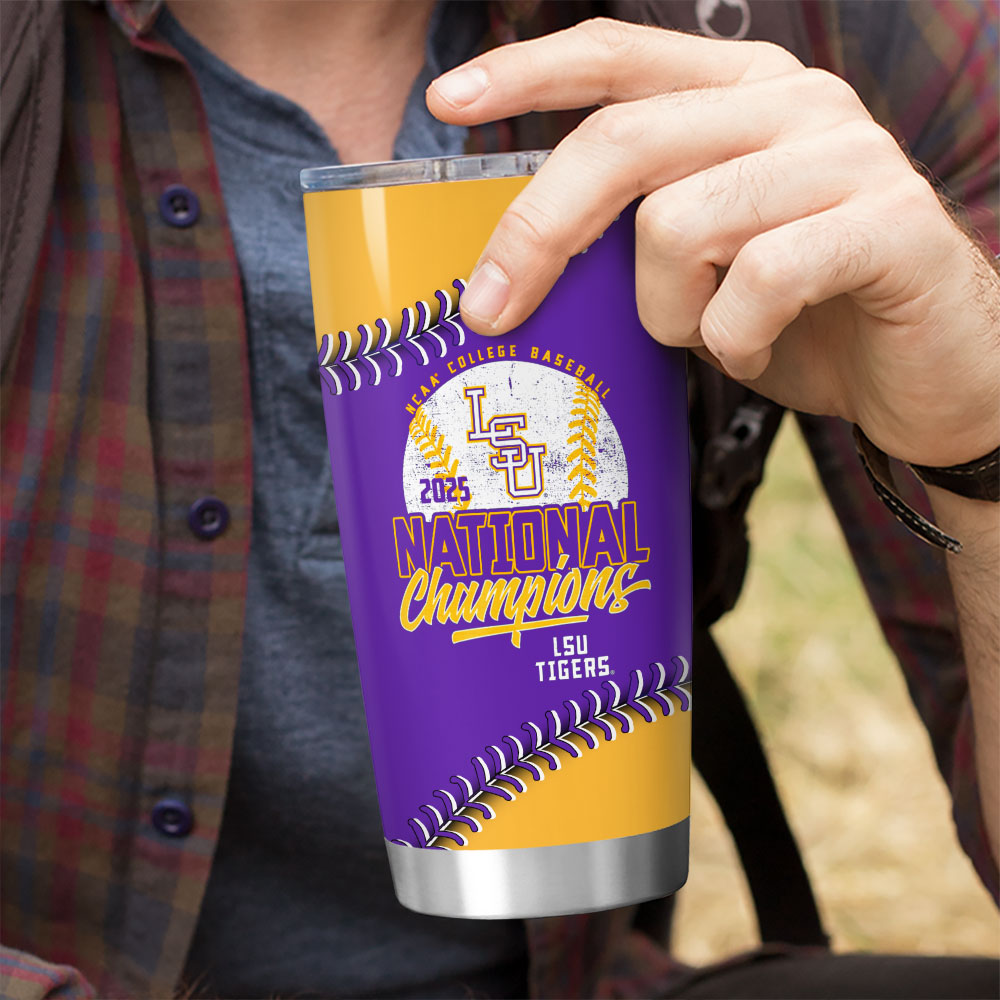 LSU Tigers Baseball Tumbler Cup – HOATT 11420