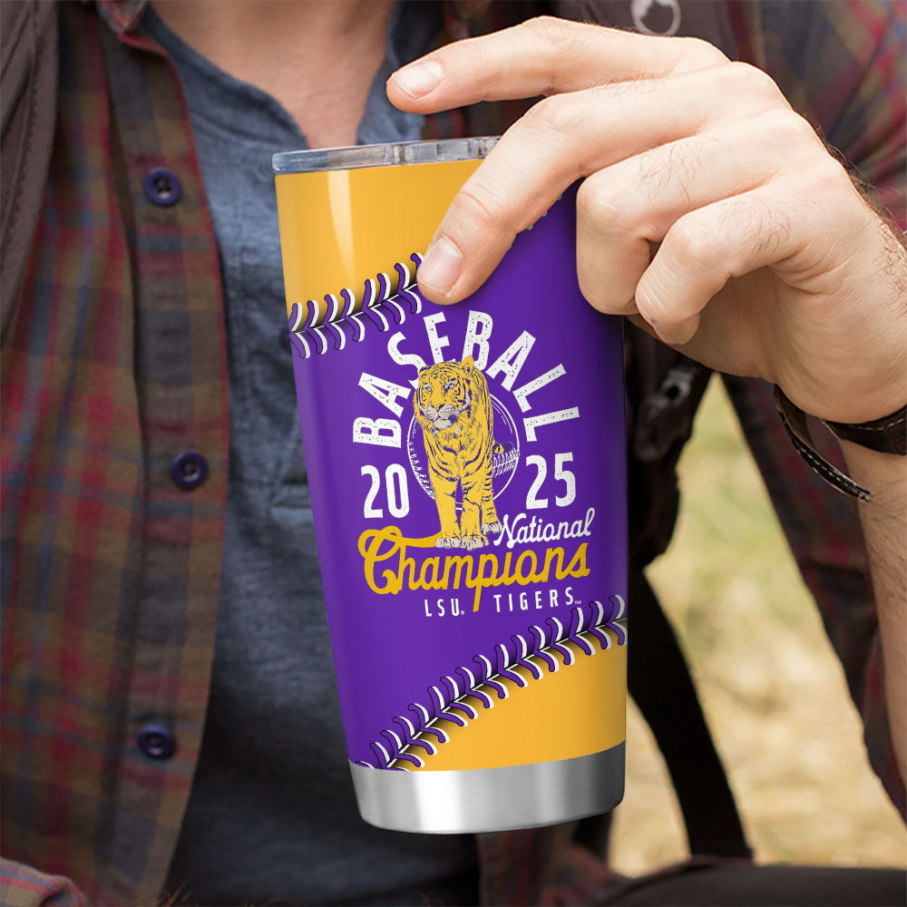 LSU Tigers Baseball Tumbler Cup – HOATT 11467