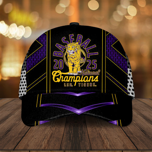 LSU Tigers Baseball 2025 National Champions Classic Cap – HOATT 11354