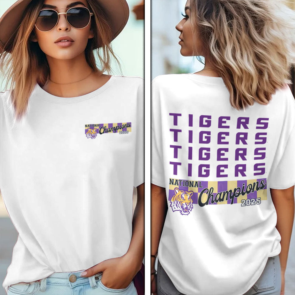 LSU Tigers Baseball 2025 National Champions 3D Apparel – GNE 3850