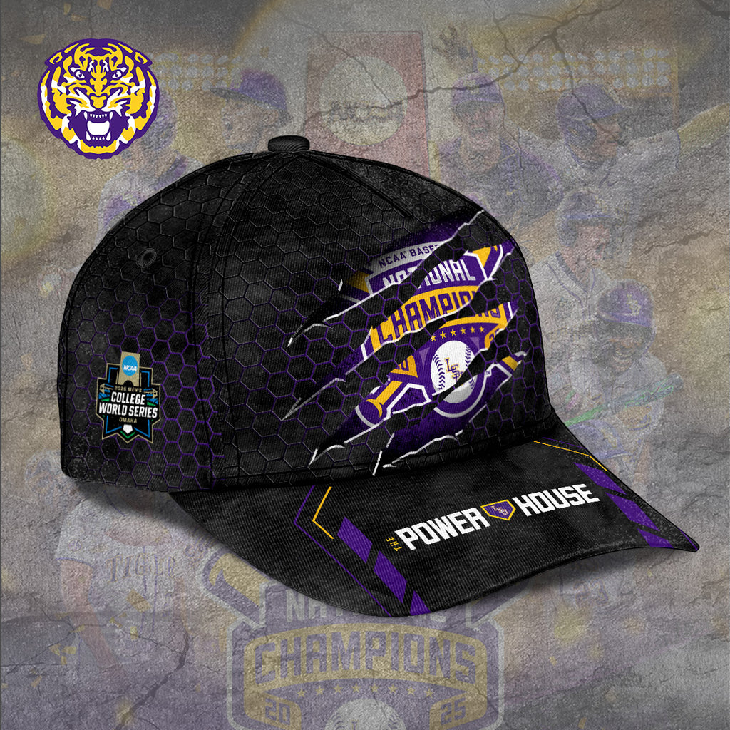 LSU Tigers Baseball 2025 National Champions Classic Cap – TANTN 13854