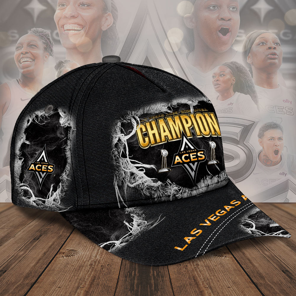 Las Vegas Aces 2025 WNBA Champions Classic Cap – TMTHU1728